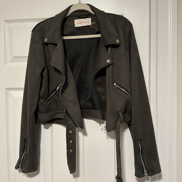 Suede Moto Jacket - Picture 3 of 4